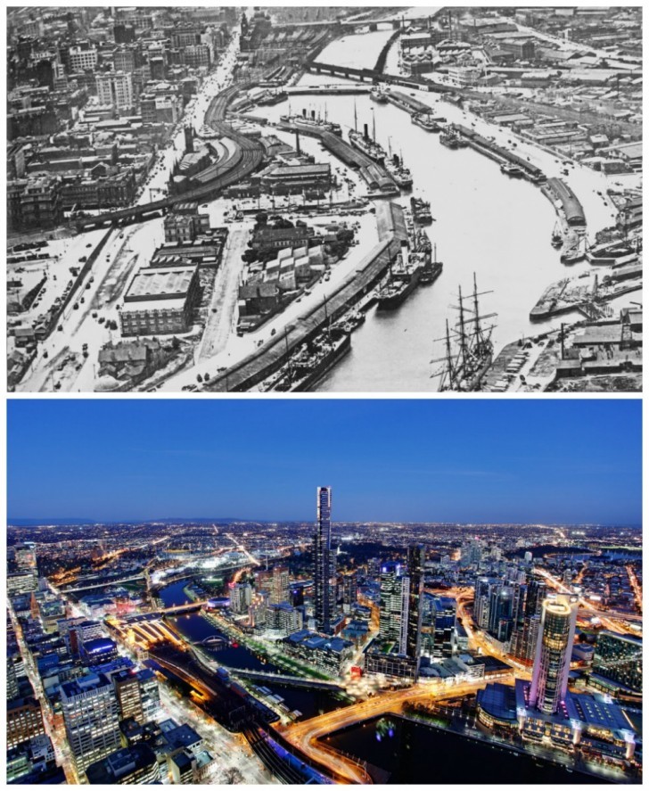 El antes y después de 11 ciudades que han pasado de pueblecitos a ‘megaurbes’
