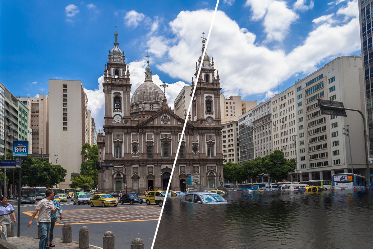 Una ciudad sumergida