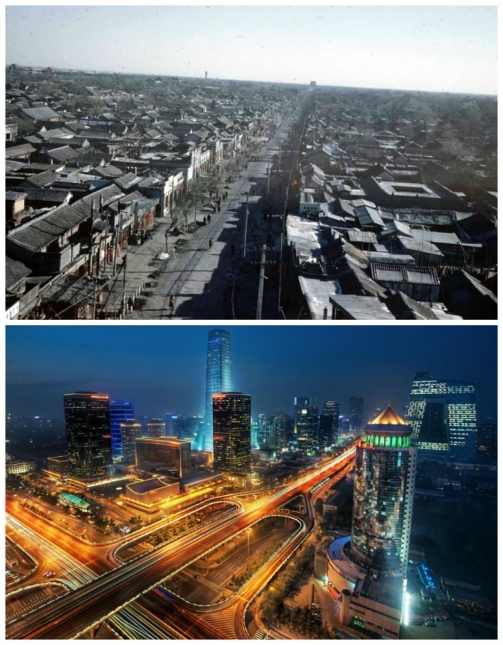 El antes y después de 11 ciudades que han pasado de pueblecitos a ‘megaurbes’