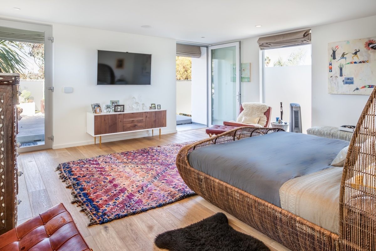 El salón de la casa de lujo en California