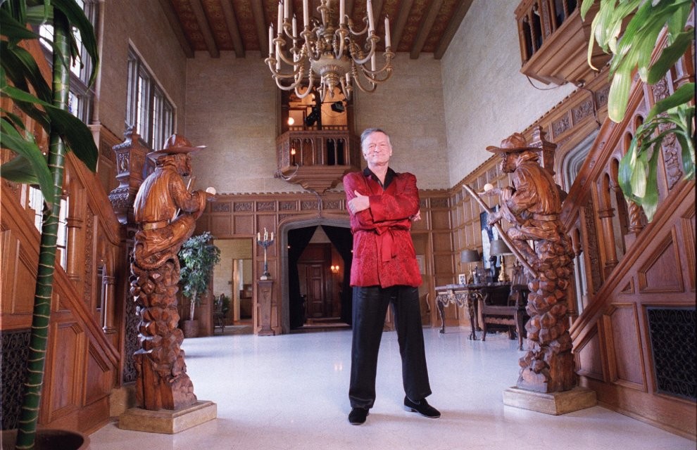 Hugh Hefner, fundador de la revista Playboy