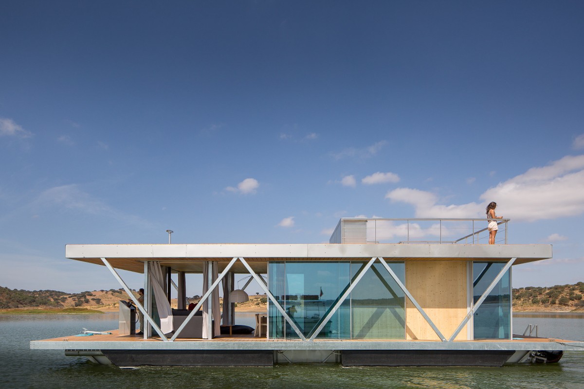 Casas flotantes autosuficientes de lujo, una alternativa para huir de las torres de pisos
