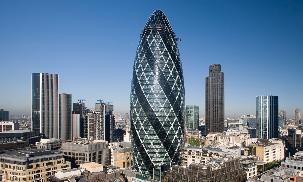 el Gherkin uno de los edificios más altos de Londres