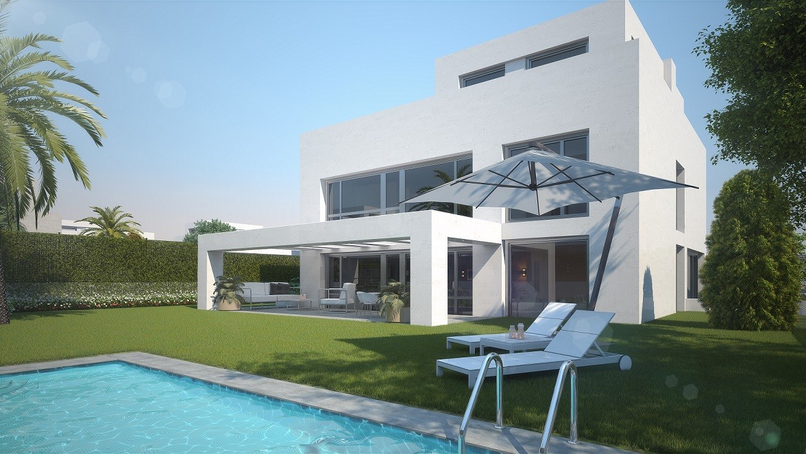 Viviendas de lujo en la Urbanización de La Florida en Madrid