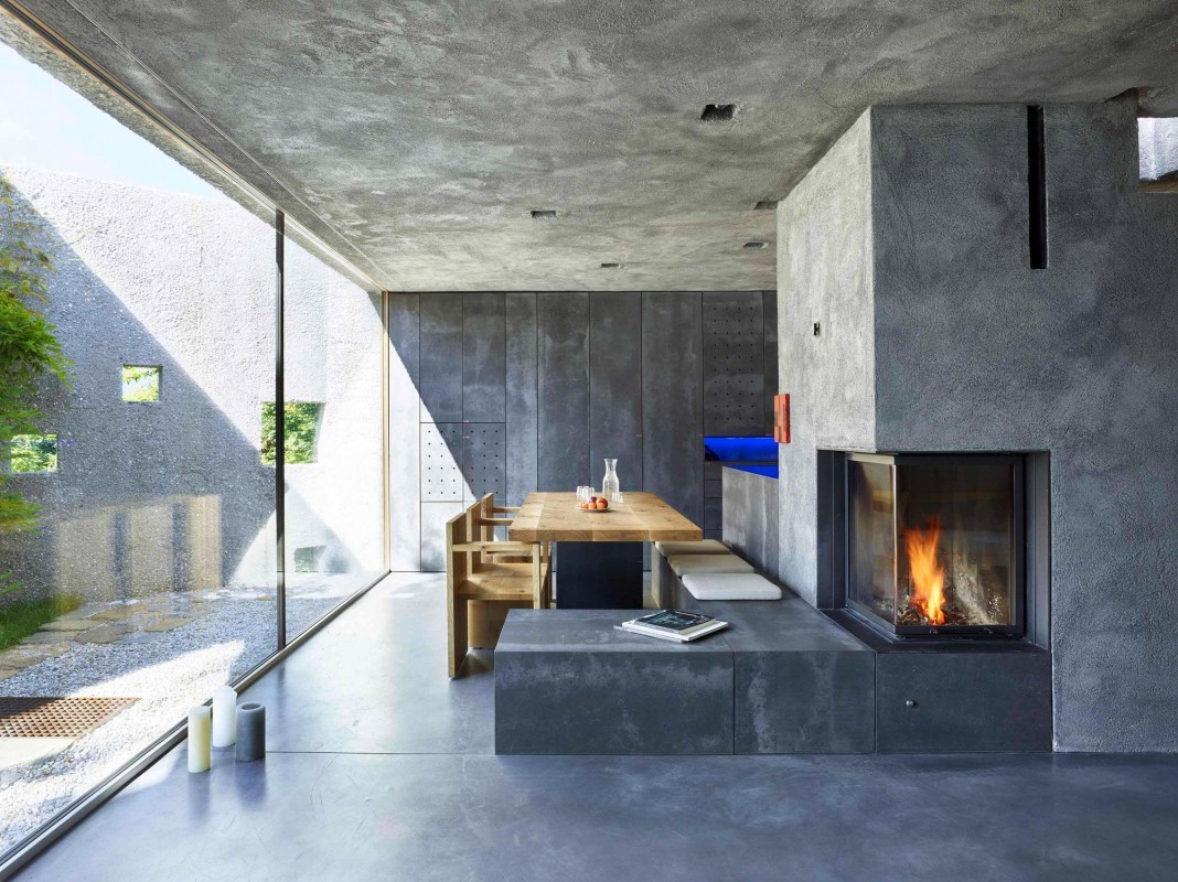 El interior del búnker reformado