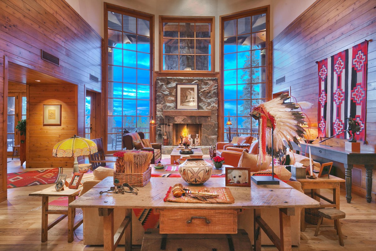 Interior de la vivienda de lujo estaudonidense
