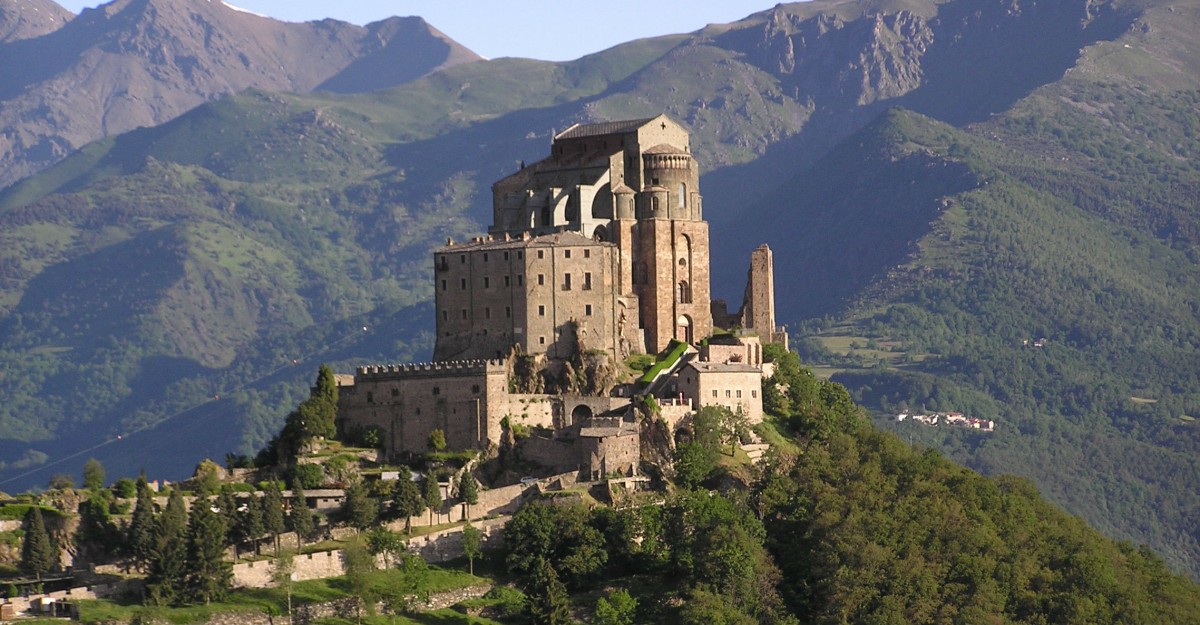 El antiguo monasterio en Italia