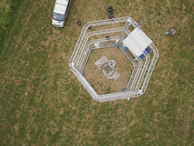 Estructura de casa realizada por impresora 3D