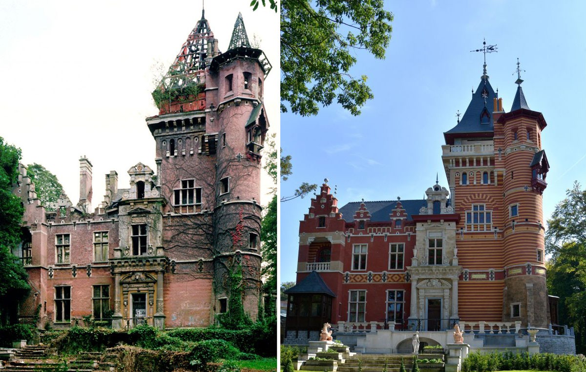 El castillo abandonado en Bélgica