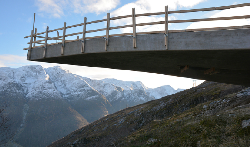 El mirador en Noruega