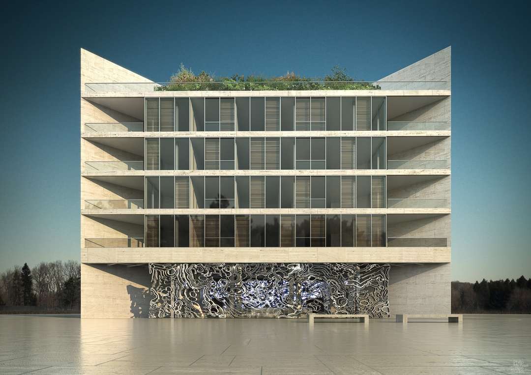 10 edificios multicolor que reflejan la geometría de la naturaleza