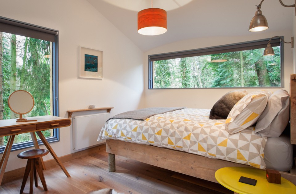 El salón de la romántica casa 