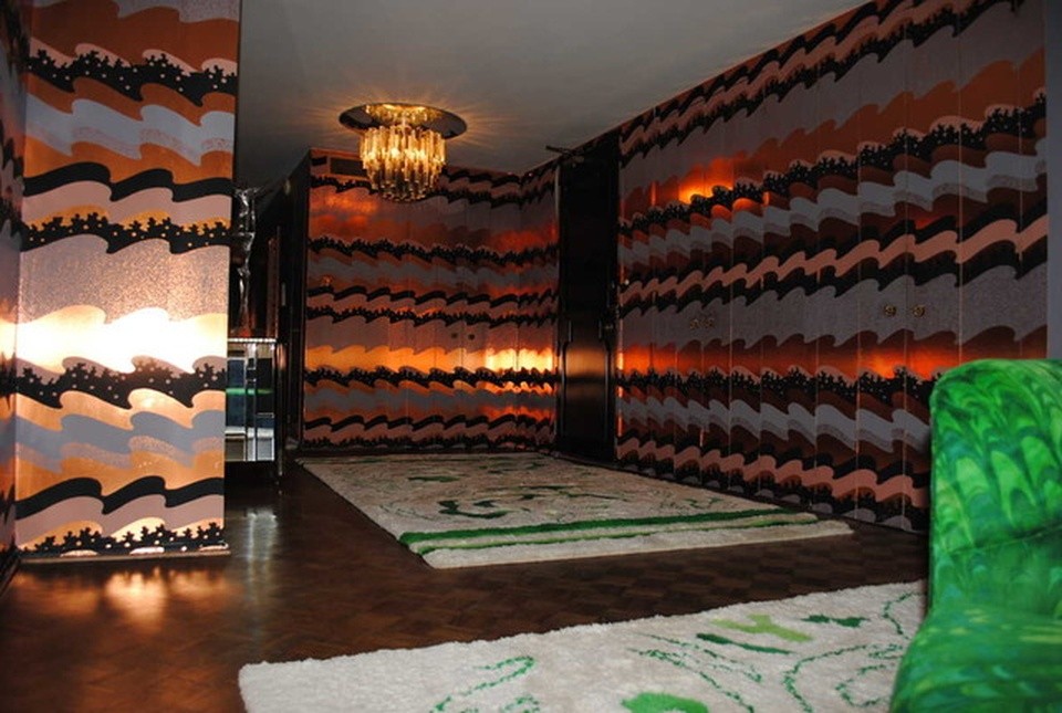 La llamativa decoración de la casa psicodélica 