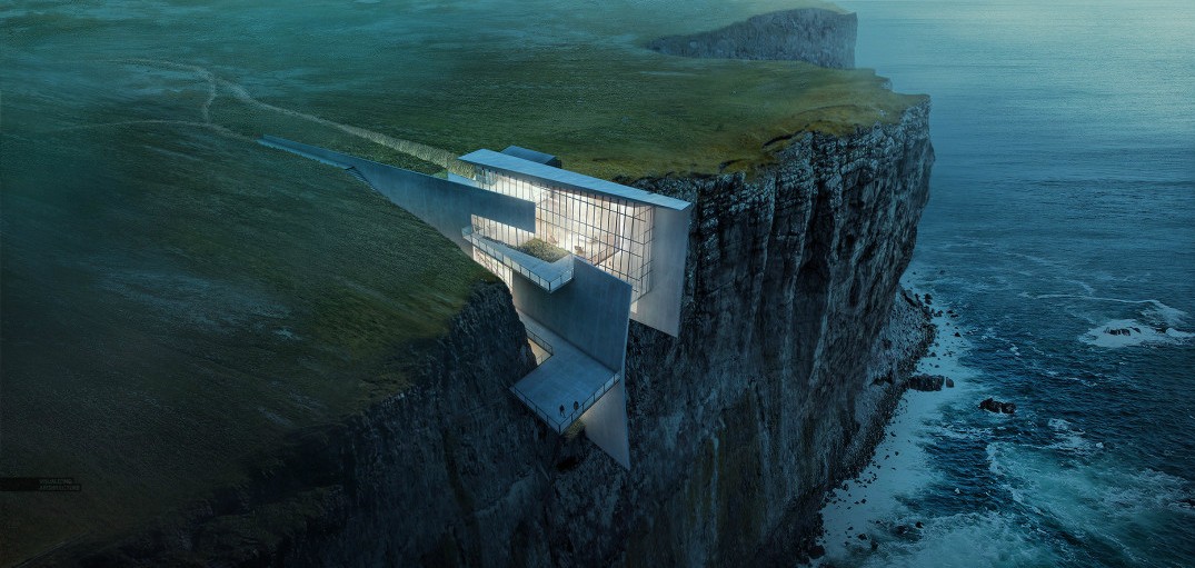 Vivienda realizada en el interior de la piedra