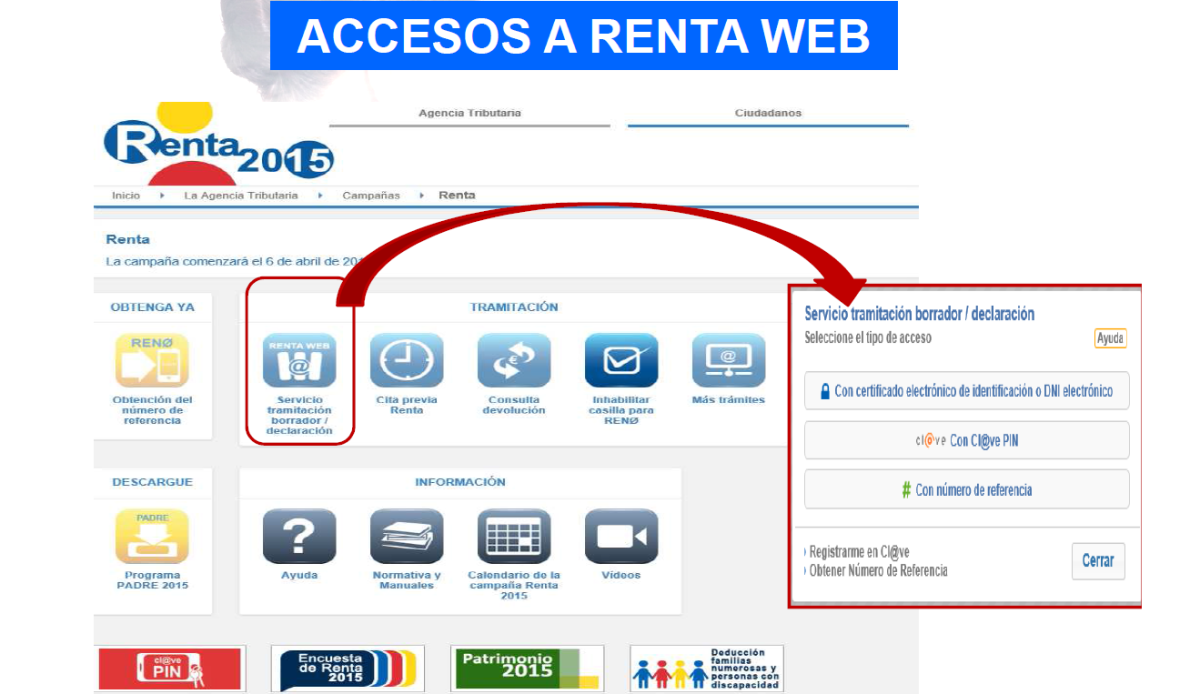 Cómo hacer la declaración de la Renta vía web