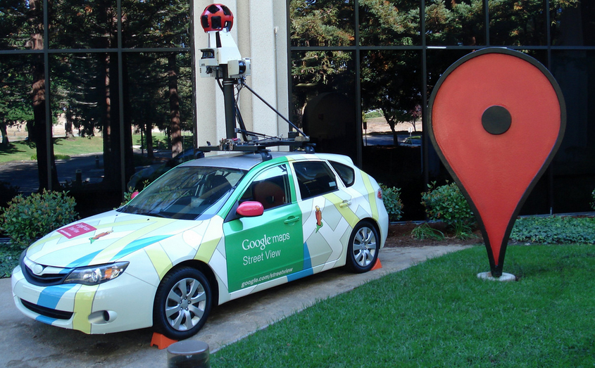 Coche de Google Street View
