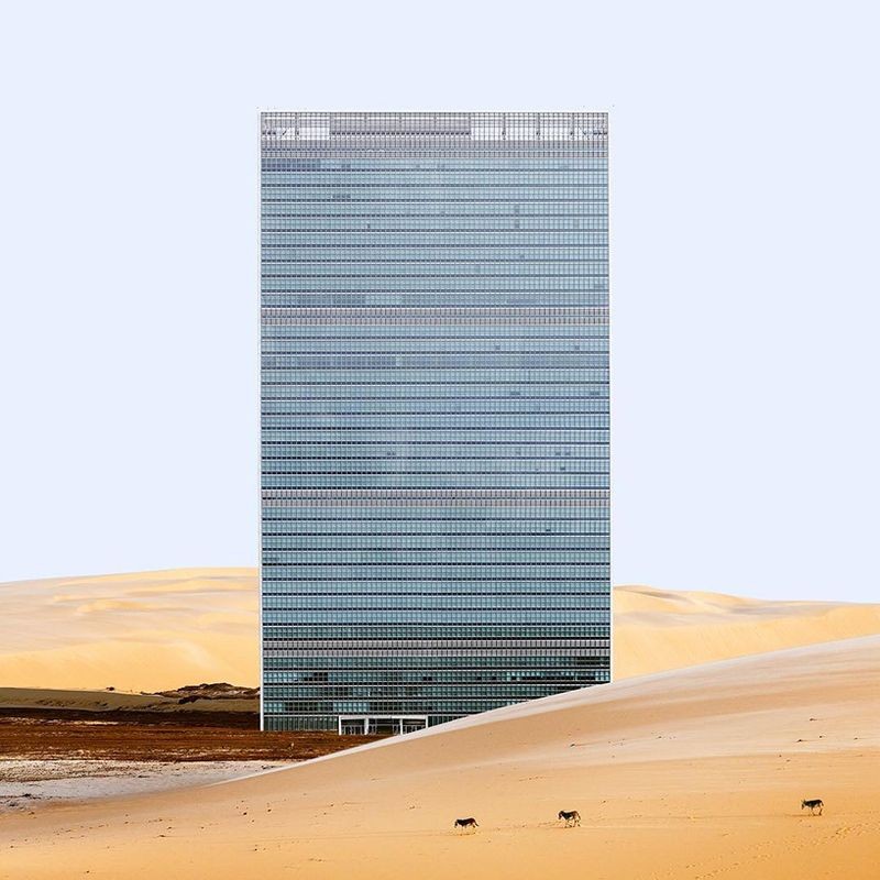 ¿Y si los monumentos más icónicos de la 'Gran Manzana' acabasen en medio del desierto?