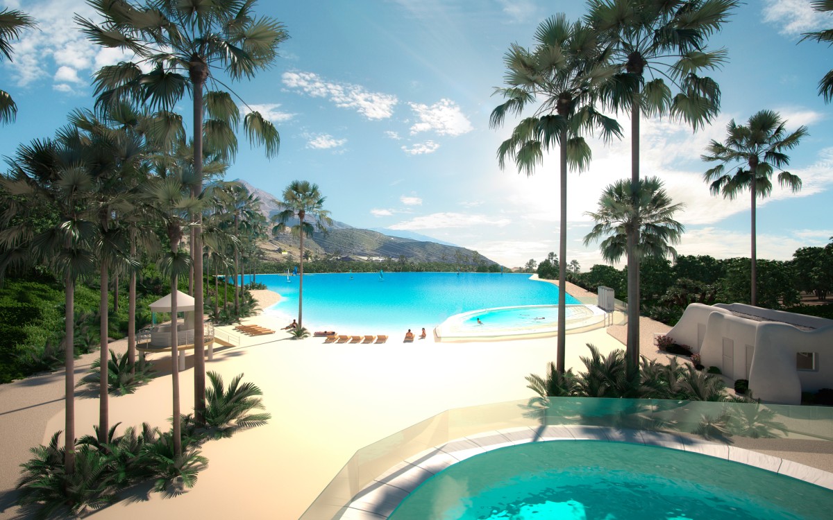 Olvídate de las típicas piscinas de hotel… llegan las lagunas artificiales