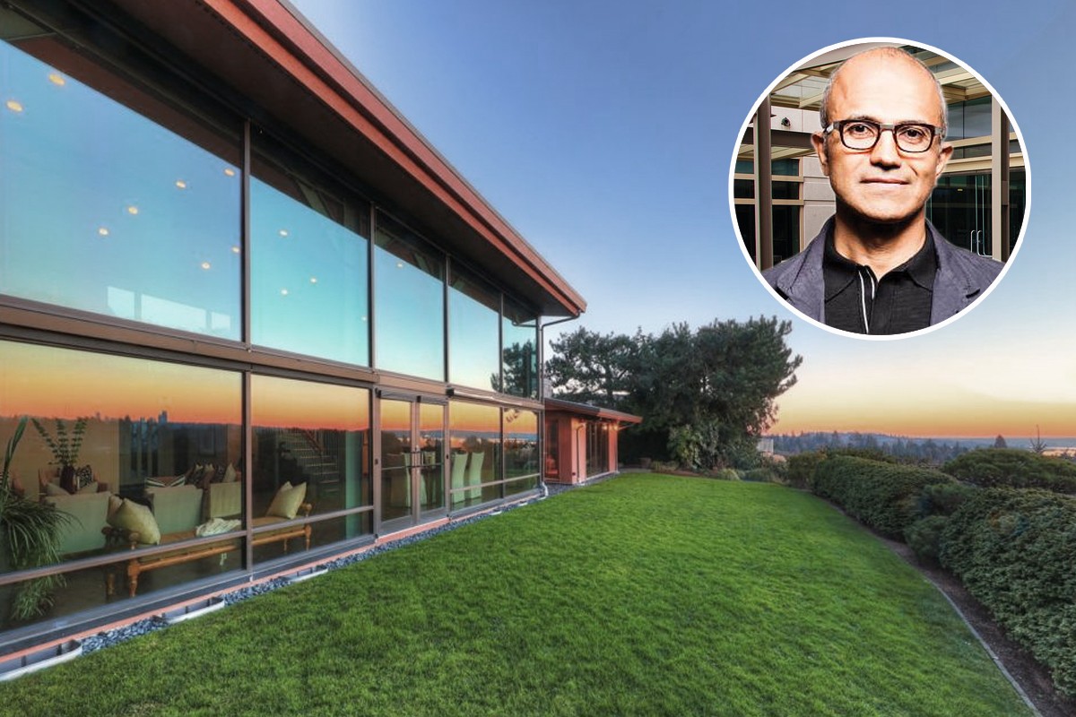 El CEO de Microsoft logra vender su mansión en Seattle por 2,7 millones