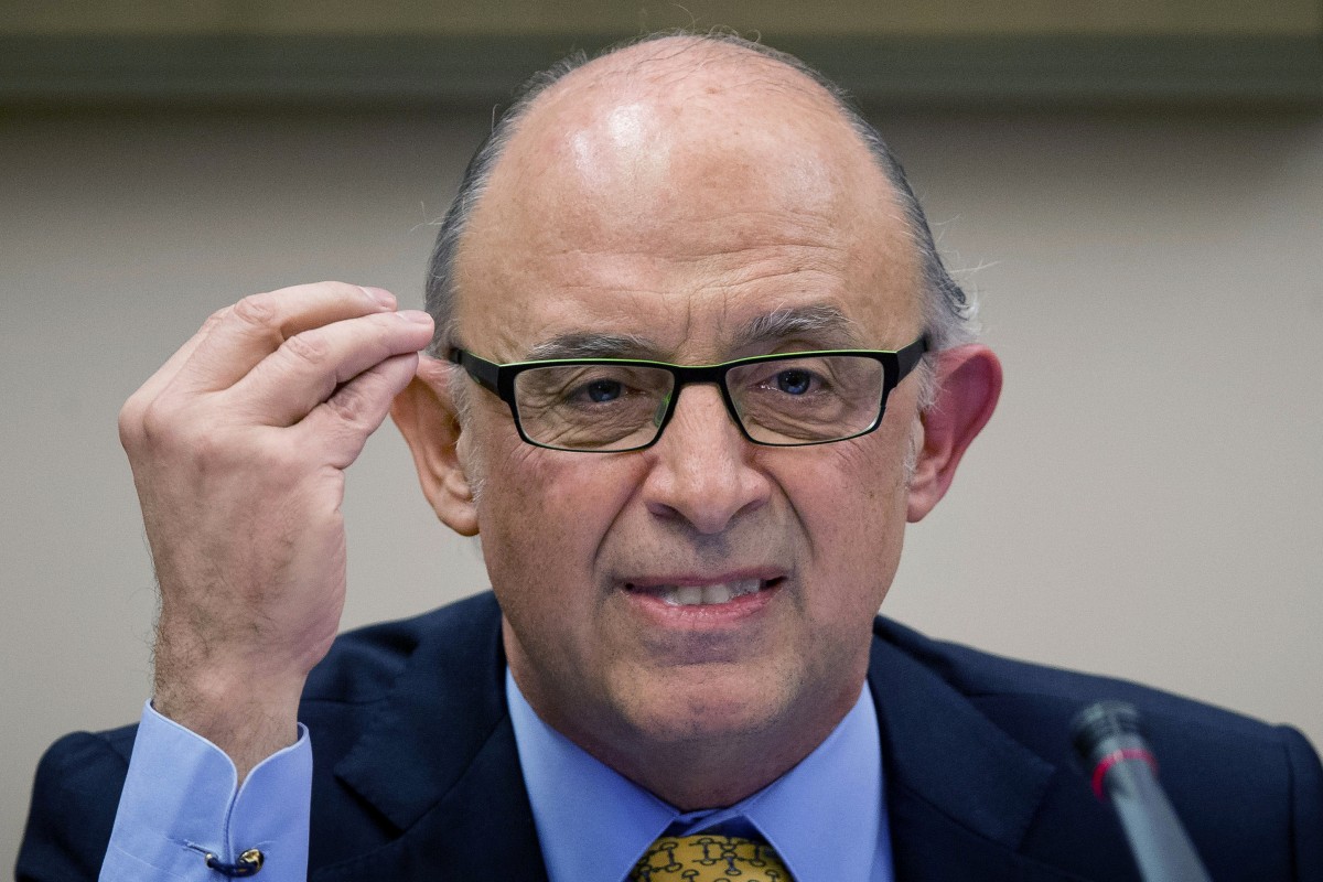 Cristóbal Montoro, ministro de Hacienda en funciones