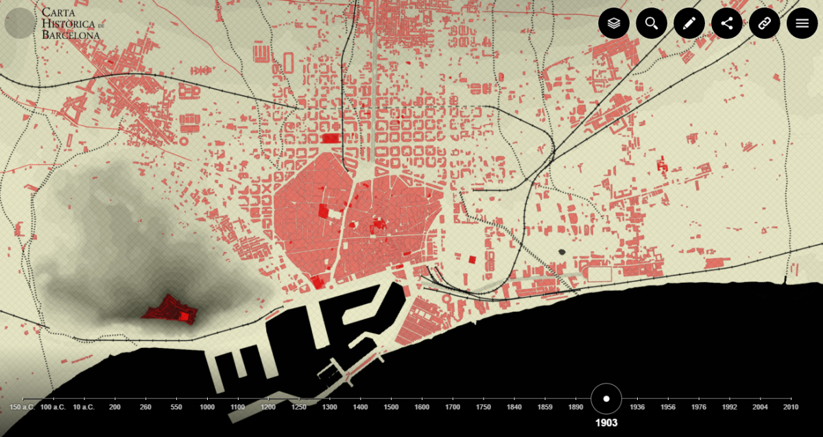 La historia inmobiliaria de Barcelona en 26 espectaculares mapas interactivos 