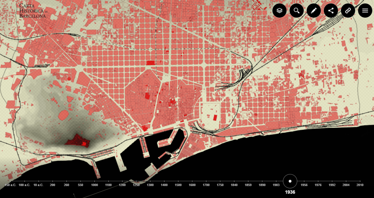 La historia inmobiliaria de Barcelona en 26 espectaculares mapas interactivos 