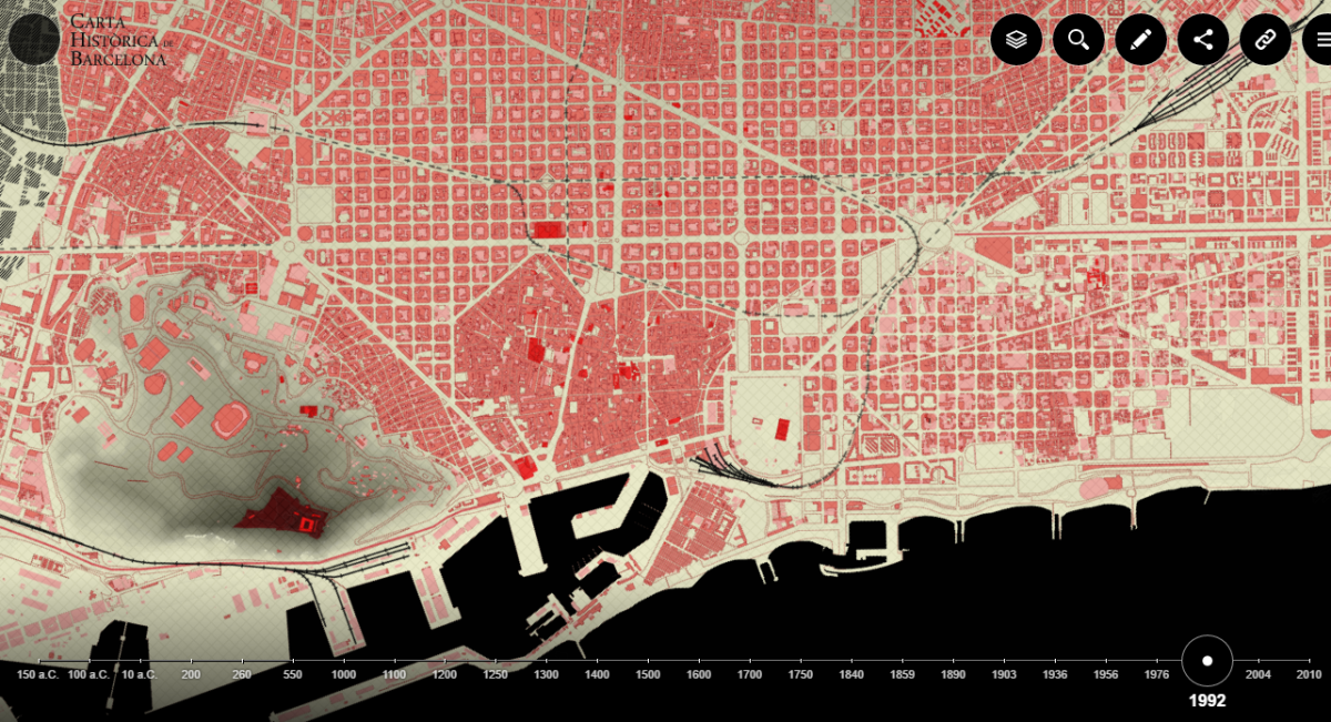 La historia inmobiliaria de Barcelona en 26 espectaculares mapas interactivos 