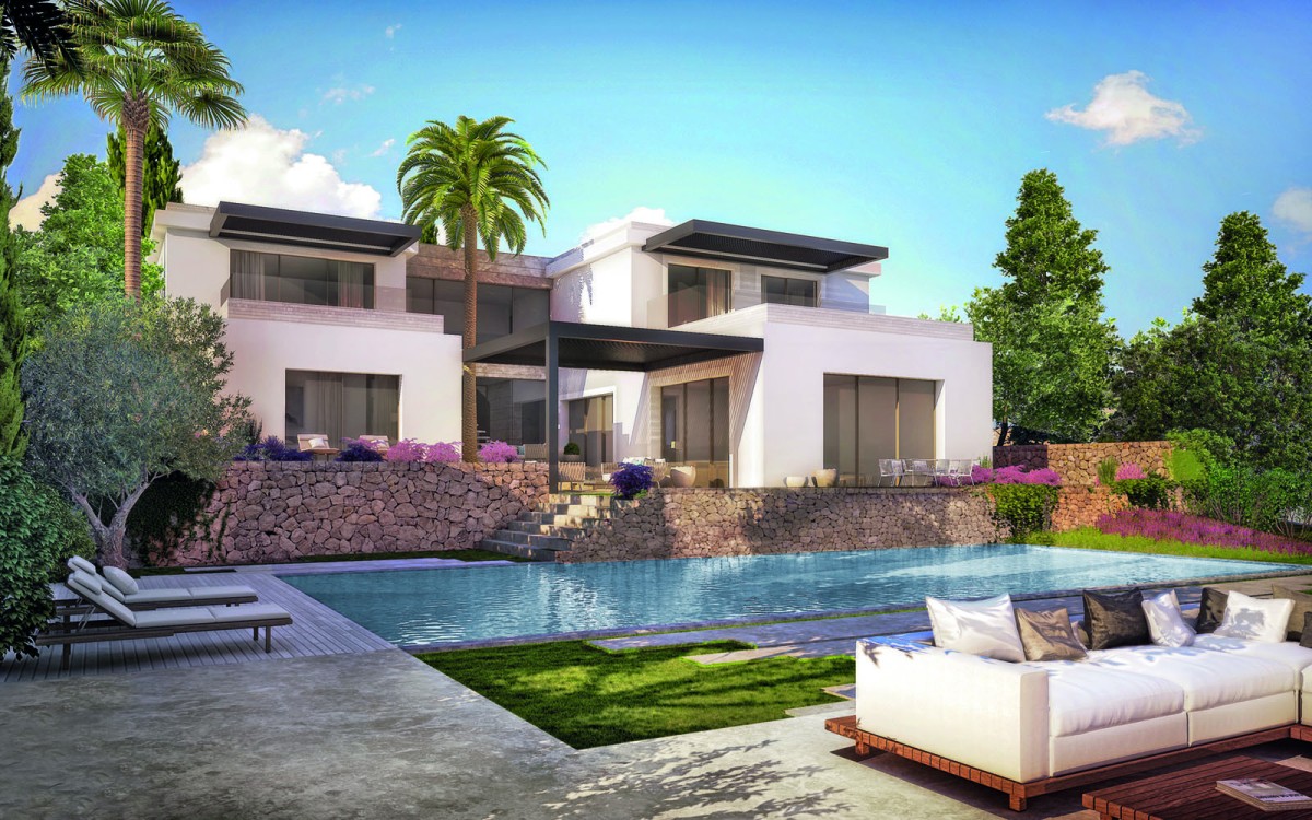 La fiebre de los extranjeros por las viviendas de lujo resucita la obra nueva en Mallorca