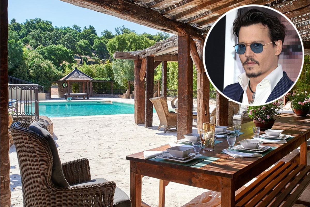 Johnny Depp rebaja el precio de venta de su pueblo francés a 45,7 millones