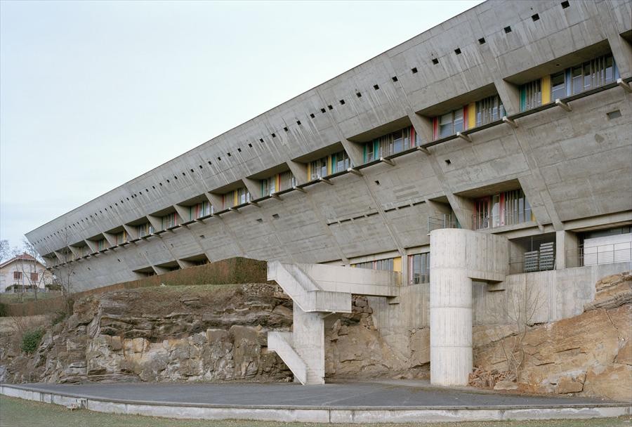 Maison de la Culture, Firminy, France, 1953 @FLC/ADAGP