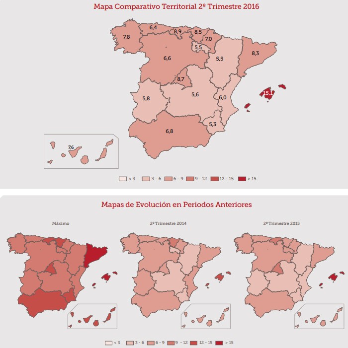 Baleares, Cantabria y Madrid, las CC.AA. donde más años de salario hay que destinar para comprar casa