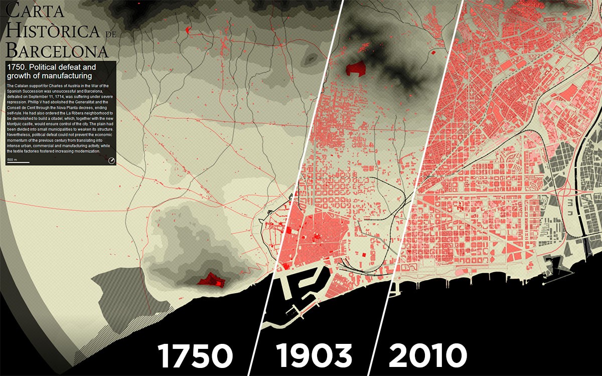 La historia inmobiliaria de Barcelona en 26 espectaculares mapas interactivos 