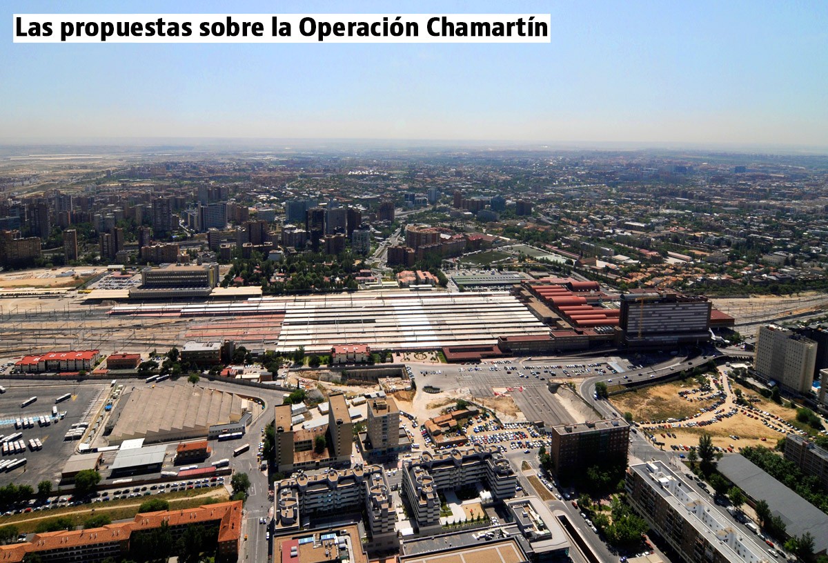Operación Chamartín: la propuesta del Ayto. de Madrid y la de Distrito Castellana Norte