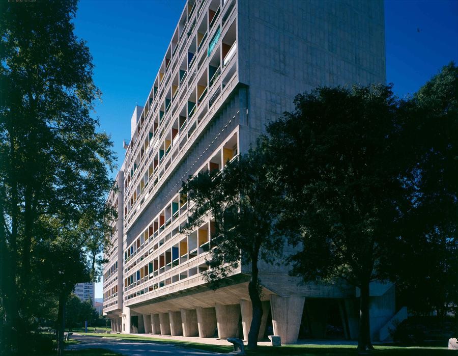 Unité d'habitation, Marseille, France, 1945 @FLC/ADAGP