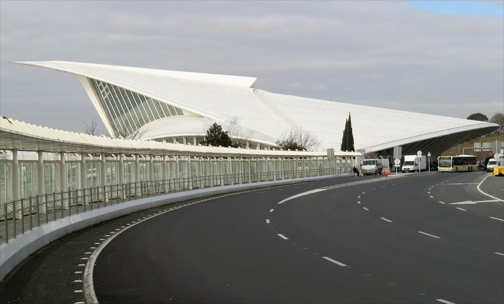 61 - Aeropuerto de Bilbao, en España, de Santiago Calatrava. 