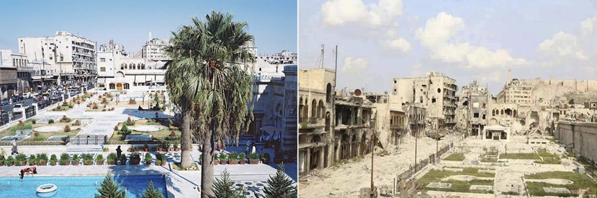 El Antes Y Después De Alepo La Ciudad Más Grande De Siria Y Más Castigada Por La Guerra 5415