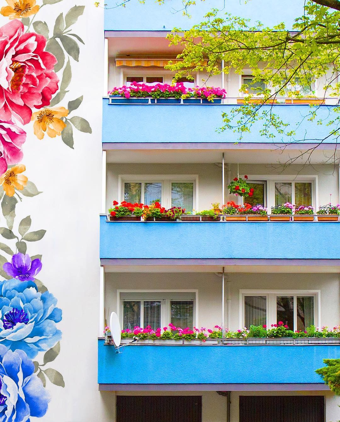 El ‘cazador de colores’ que se dedica a fotografiar las fachadas más llamativas de Europa