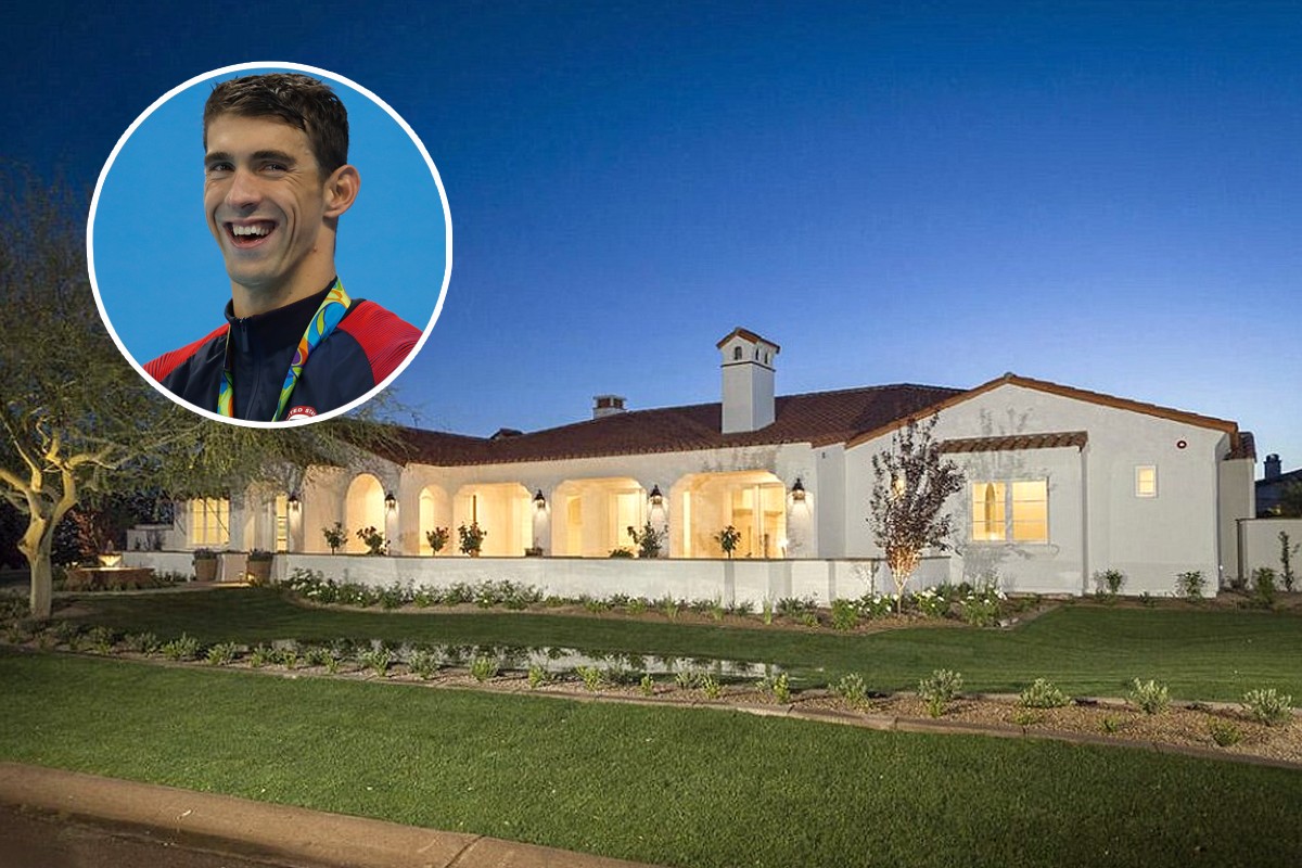 Michael Phelps se compra una mansión en Arizona por 2,2 millones... y sí, tiene piscina