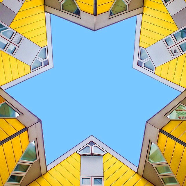 El ‘cazador de colores’ que se dedica a fotografiar las fachadas más llamativas de Europa