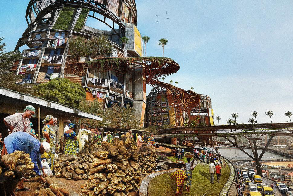 La elección de la ciudad no es casual. Lagos ha experimentado un crecimiento vertiginoso sin planificación urbanística.