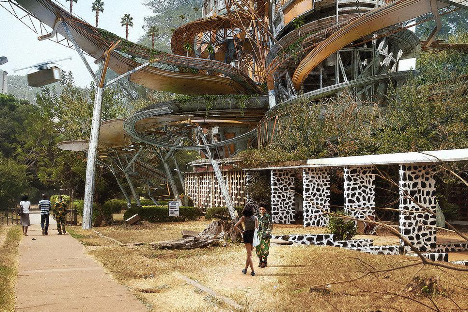 Jeyifous trata de difundir la importancia de integrar en las visiones futuras a todas las clases sociales.