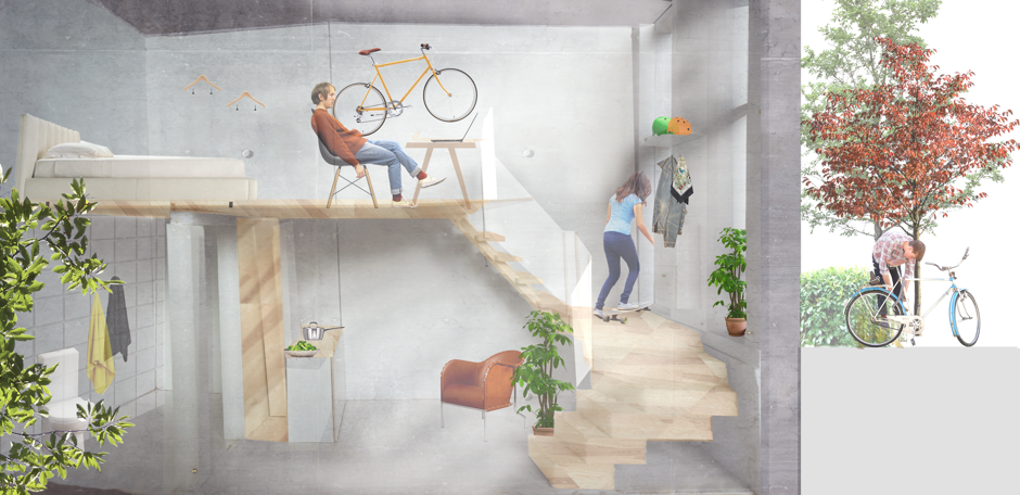 Una ciudad sin coches empieza por sus casas: bienvenido al vecindario de las bicis