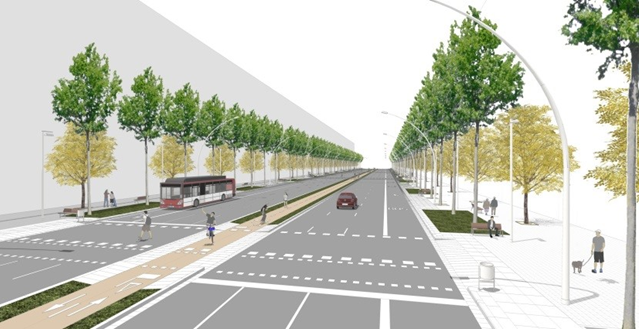 Colau ultima su gran obra urbanística: las cuatro propuestas para cambiar la Meridiana