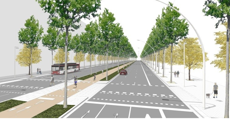 Colau ultima su gran obra urbanística: las cuatro propuestas para cambiar la Meridiana