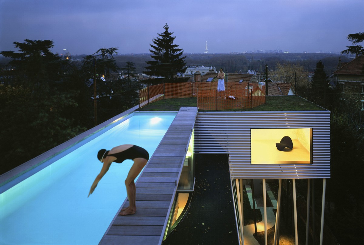 Piscina en la azotea para evitar a los envidiosos 10+1 insólitas ideas para proteger tu casa de los mirones