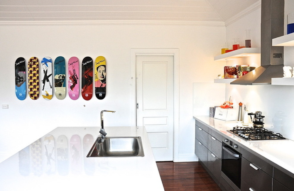 Para 'skaters' Escalador, ciclista, surfero... Ideas para incorporar tu deporte favorito en la decoración de casa