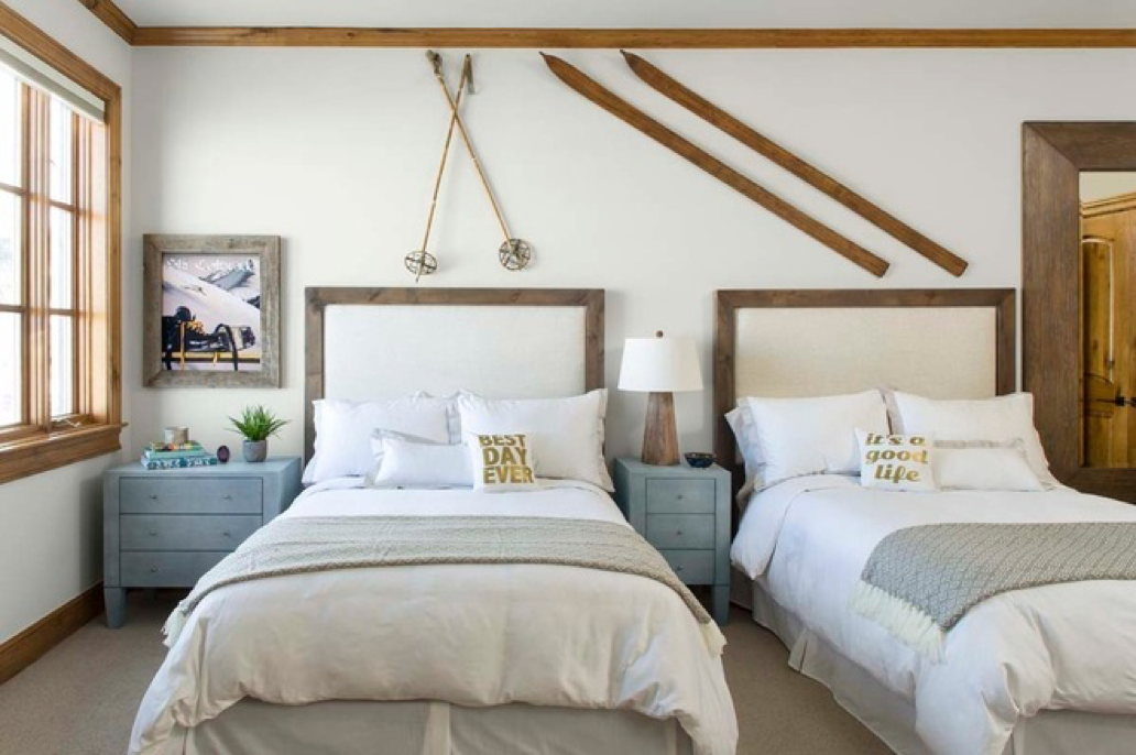 Para esquiadores Escalador, ciclista, surfero... Ideas para incorporar tu deporte favorito en la decoración de casa