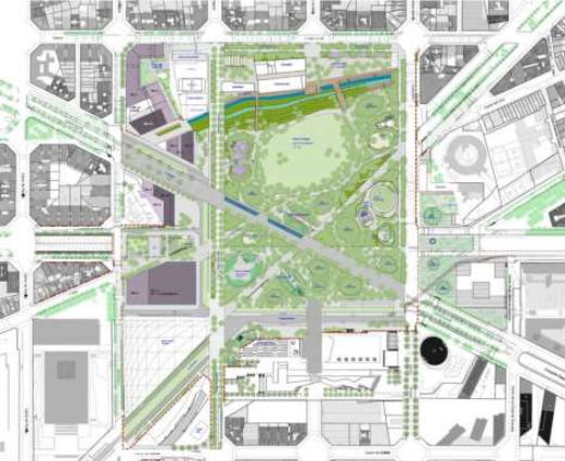 Barcelona pone en marcha la transformación verde y urbana para Glòries