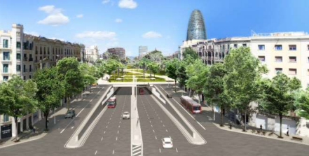 Barcelona pone en marcha la transformación verde y urbana para Glòries