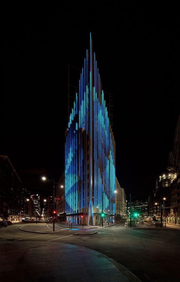 888 Collins Street de Melbourne, Australia. Ramus